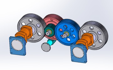 straight side crank press transmission