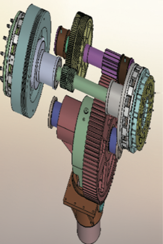 Эксцентричная передача с одной точкой