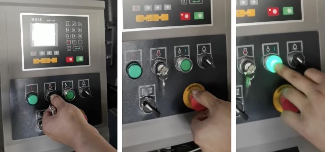 пульт управления гидравлическими ножницами с ЧПУ